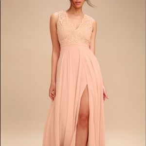 Lulu’s Blush Pink Flowy Dress